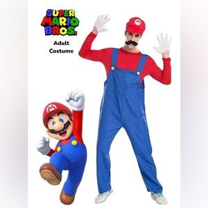 🍄Adult Super Mario Bros. Costume🍄